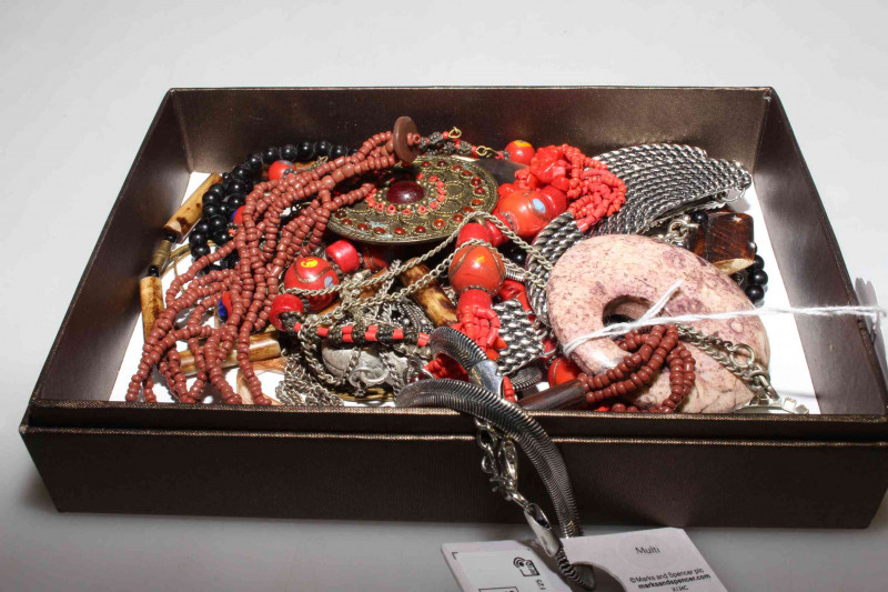 Costume jewellery and collector spoons
