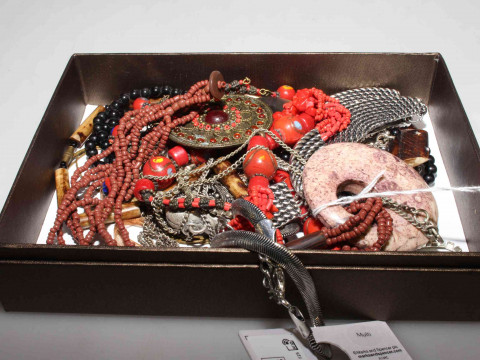 Costume jewellery and collector spoons