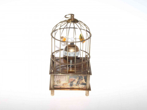 Chinese style birdcage clock