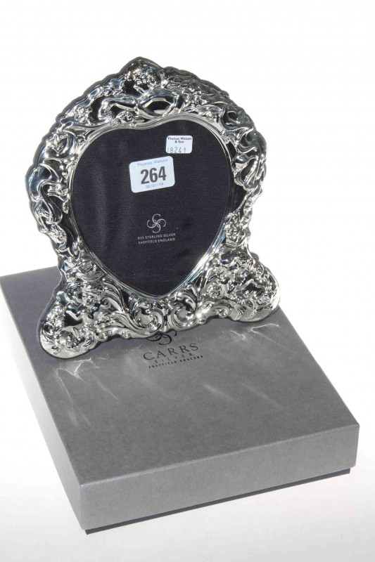 Modern silver photograph frame, boxed