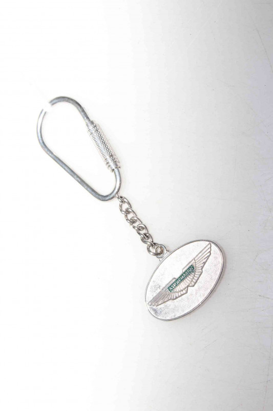 Hallmarked silver Aston Martin keyring