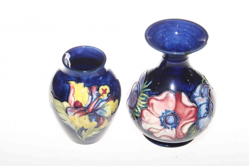 Two Moorcroft vases