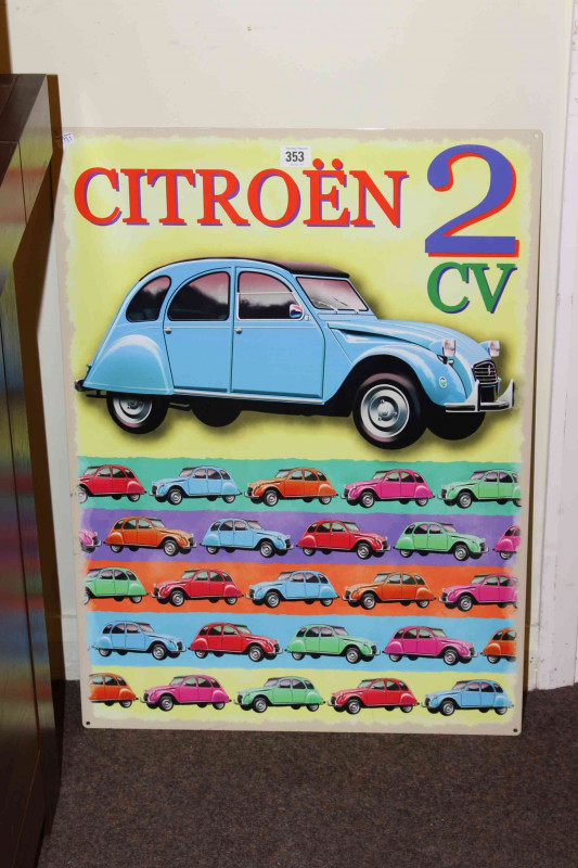 Sign, Citroen 2 CV