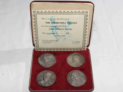 John Pinches 'The Churchill Medals' coin set