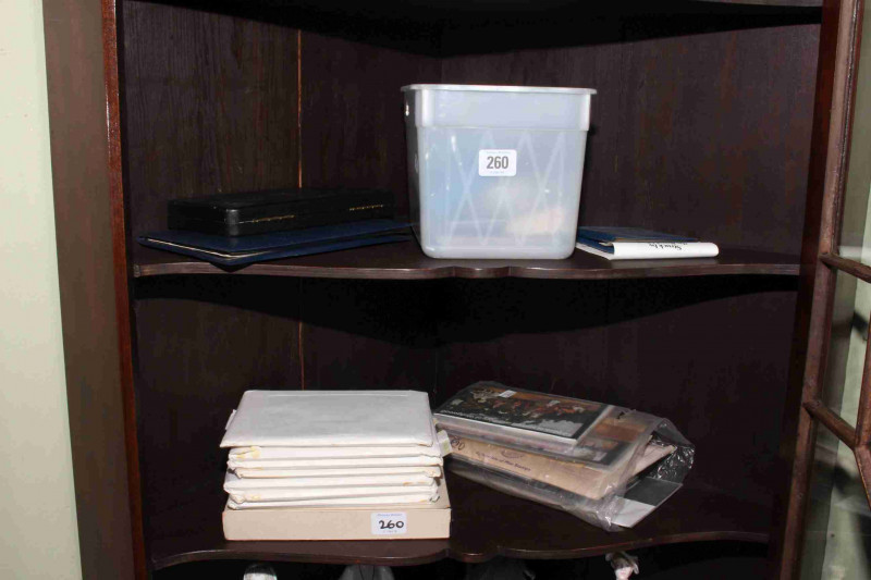 Assorted coin sets, loose coins, First Day covers, etc