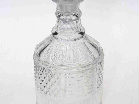 Early 19th Century decanter with mushroom stopper