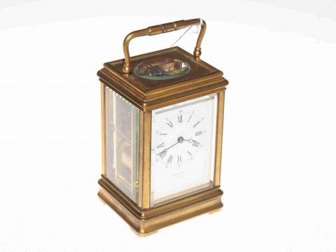 Cattaneo & Co. Paris striking carriage clock