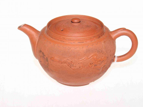 Chinese red ware teapot