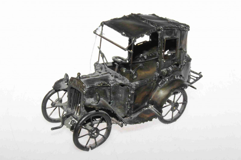 Kenneth Rowden vintage car sculpture
