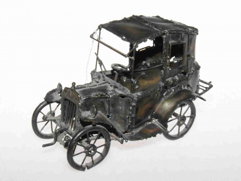 Kenneth Rowden vintage car sculpture