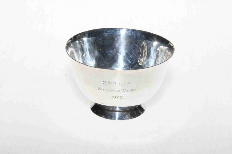 George V Britannia silver bowl, London 1926