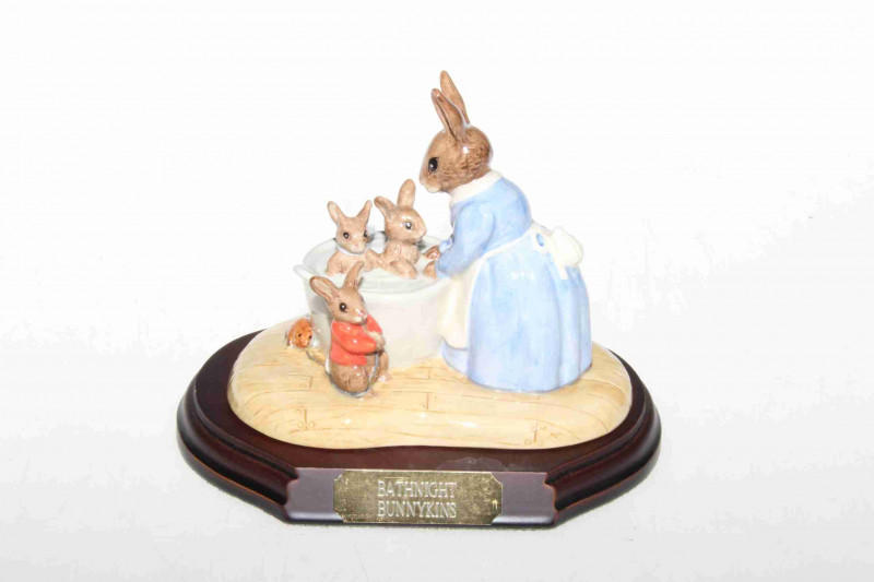 Royal Doulton tableau, Bathnight Bunnykins