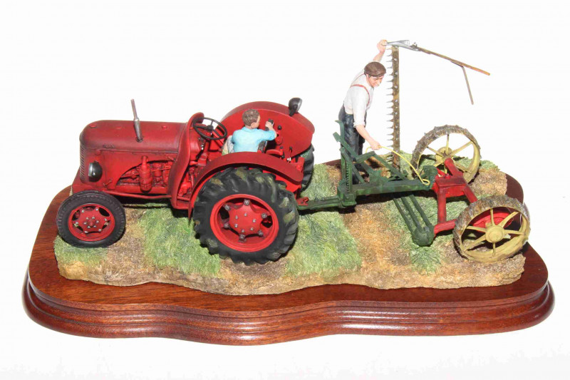Border Fine Arts limited edition 'The First Cut' together with framed picture