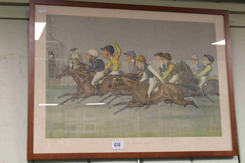 Vanity Fair, The Winning Post, lithograph