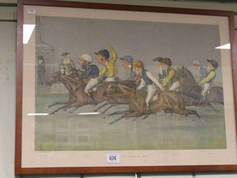 Vanity Fair, The Winning Post, lithograph