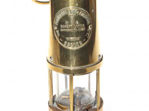 Brass miners lamp
