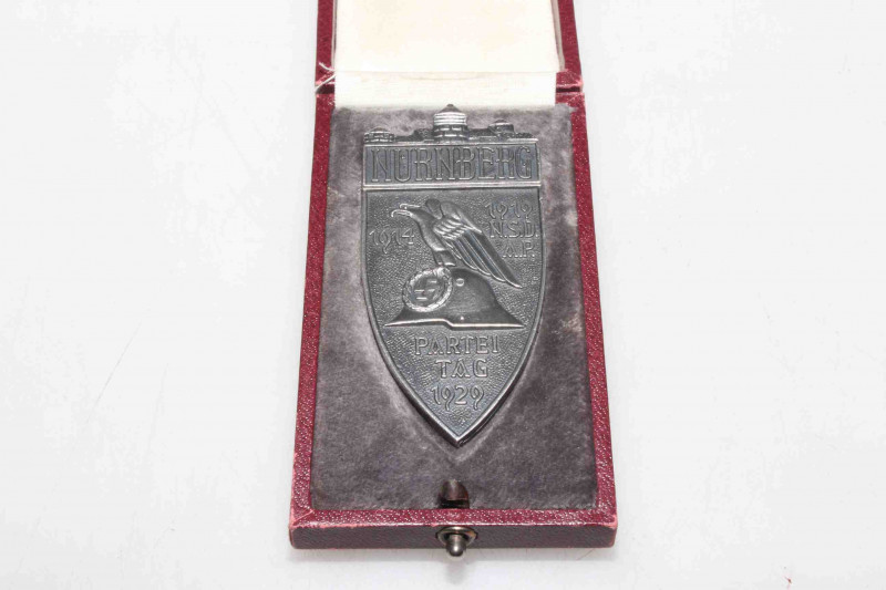 1929 German Party Badge, cased