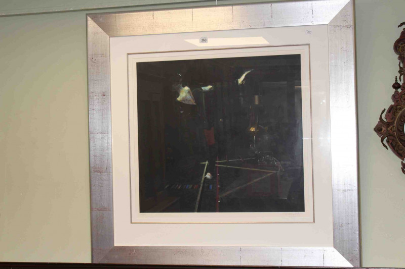 R Heindel, Requiem, limited edition print, signed and numbered 60/185 in pencil in the margin, in contemporary glazed frame