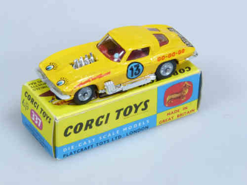 Corgi Customised Chevrolet Corvette Sting Ray No. 337, Boxed