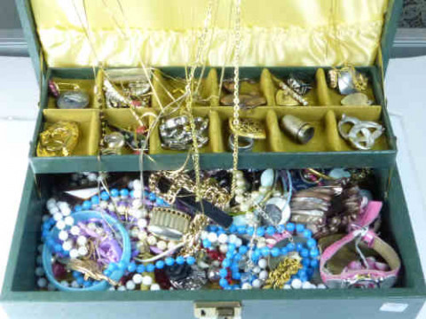 Jewellery Box and Costume Jewellery