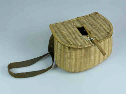 Rare Wicker Trout Creel