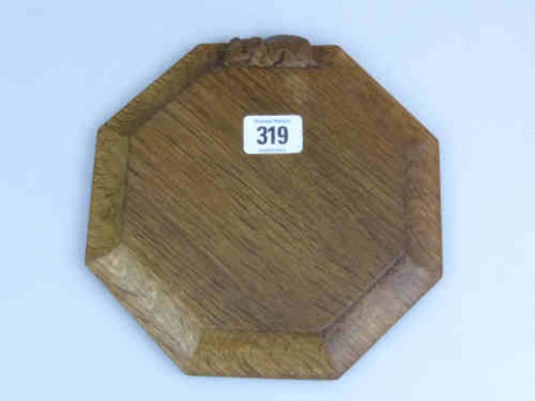 Robert Mouseman Thompson Oak Teapot Stand