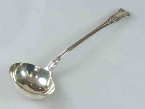 Silver King's Pattern Ladle, London 1837