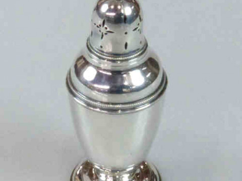 Silver Sugar Castor, Birmingham 1930, 3 Troy ozs.