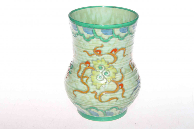 Charlotte Rhead Crown Ducal 'Manchu' vase
