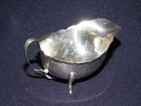 Silver sauce boat, Adie Bros, Birmingham 1932