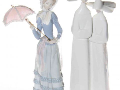 Two large Lladro figures