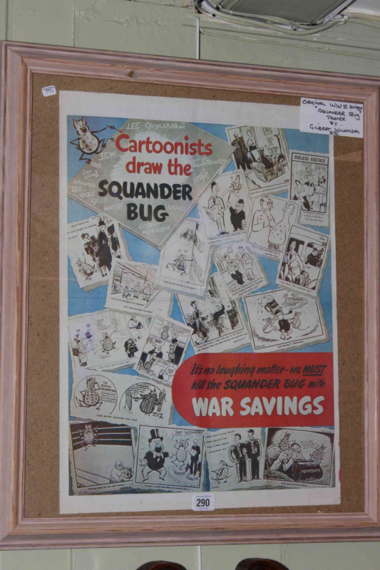'Squander Bug' poster