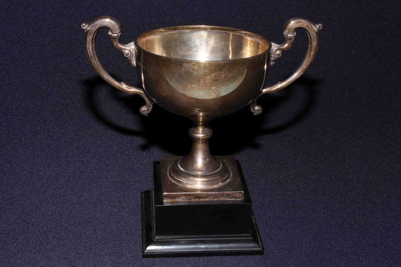 WITHDRAWN           Silver two handled trophy cup for Sedgefield Agricultural Show 1929