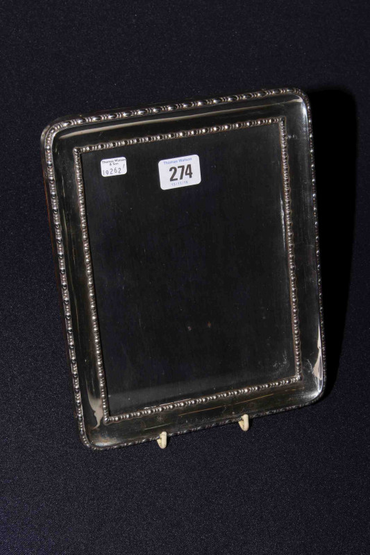 Silver photograph frame, Sheffield 1919