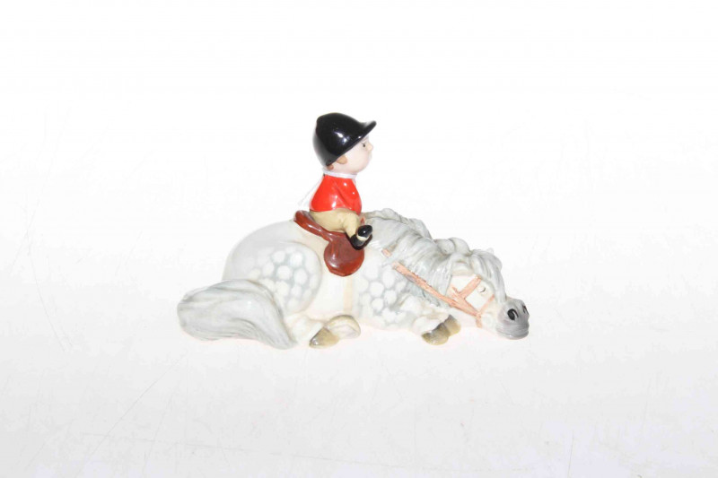Norman Thelwell, Kick Start, John Beswick 1982 figure, 13cm