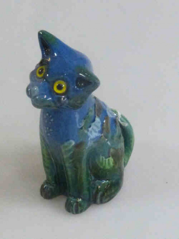 Barum Devon Pottery Cat, 18cm High