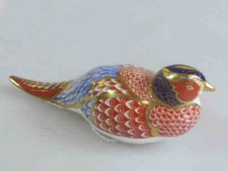 Royal Crown Derby Paperweight 'Pheasant'