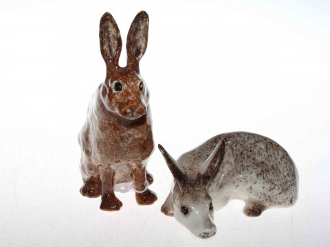 Two Winstanley hares, sizes 3