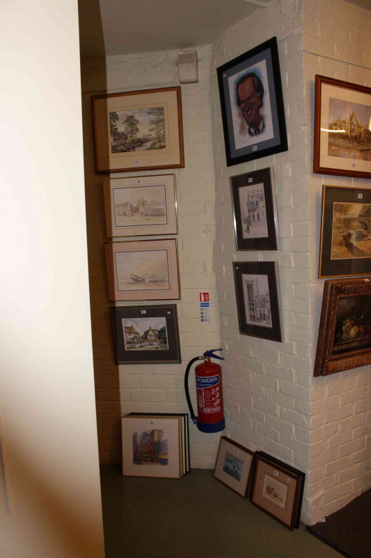 Collection of fifteen various pictures including limited edition prints, watercolours, etc