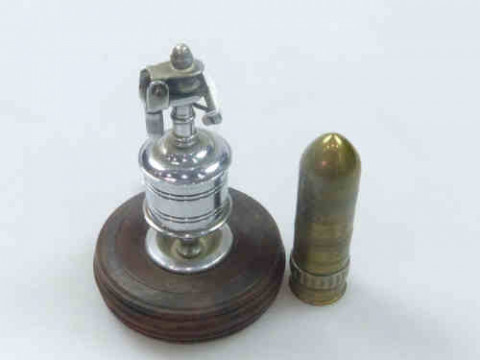 Ardens, France Shell Shaped Lighter, and, ANGLIA Table Lighter (2)