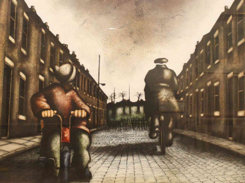 Lou Harris (British living artist working in the North East of England),...