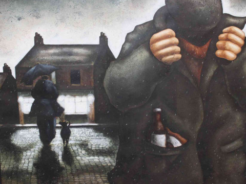 Lou Harris (British living artist working in the North East of England),...