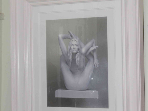 Marc Quinn (British living artist, b. London 1964), 'Sphinx (silver), 2017', signed lower right, silkscreen print, limited edition of 150, framed under glass, overall 113cm by 87cm. PLEASE NOTE THIS LOT IS SUBJECT TO ARR. thumbnail
