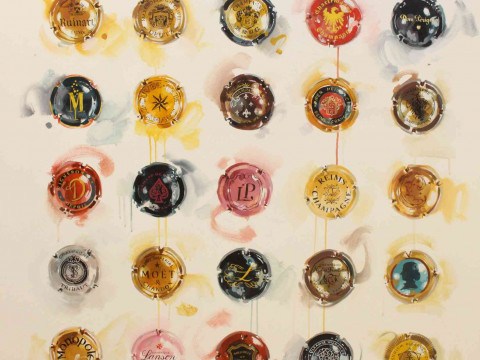 James Paterson (British living artist, b. 1977 in Darlington), 'Champagne,...