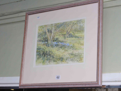 Chris Griffin, Wooden Landscape, watercolour, signed and dated '93, lower...