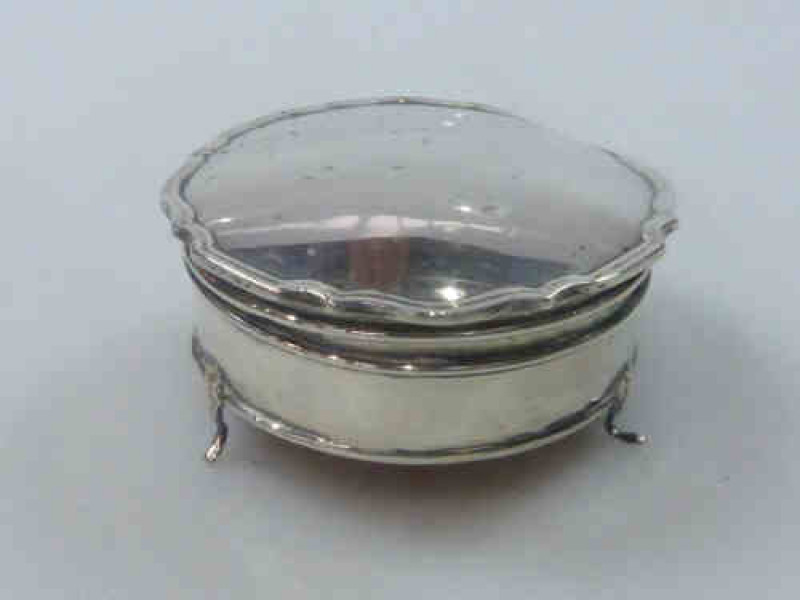 George V Silver Trinket Box, Adie Brothers, Birmingham 1932