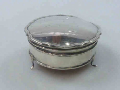 George V Silver Trinket Box, Adie Brothers, Birmingham 1932