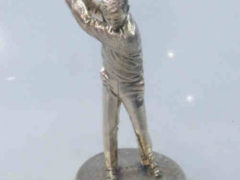 Silver Figure of a Golfer, Hallmarked