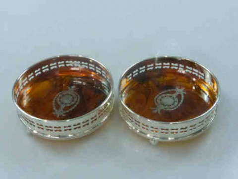 Pair of George III Style Coasters