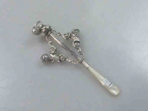 George V Silver Rattle, Birmingham 1920